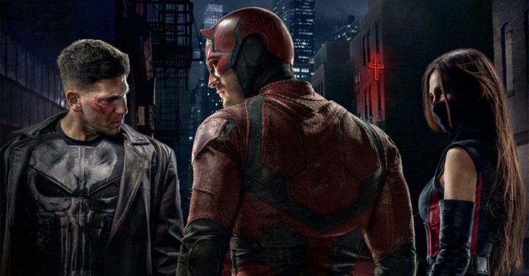Demolidor Justiceiro e Elektra marvel
