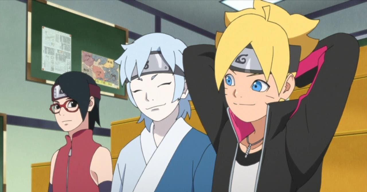 Boruto: Time 7 lança ataque conjunto épico em luta contra Tsukiyo