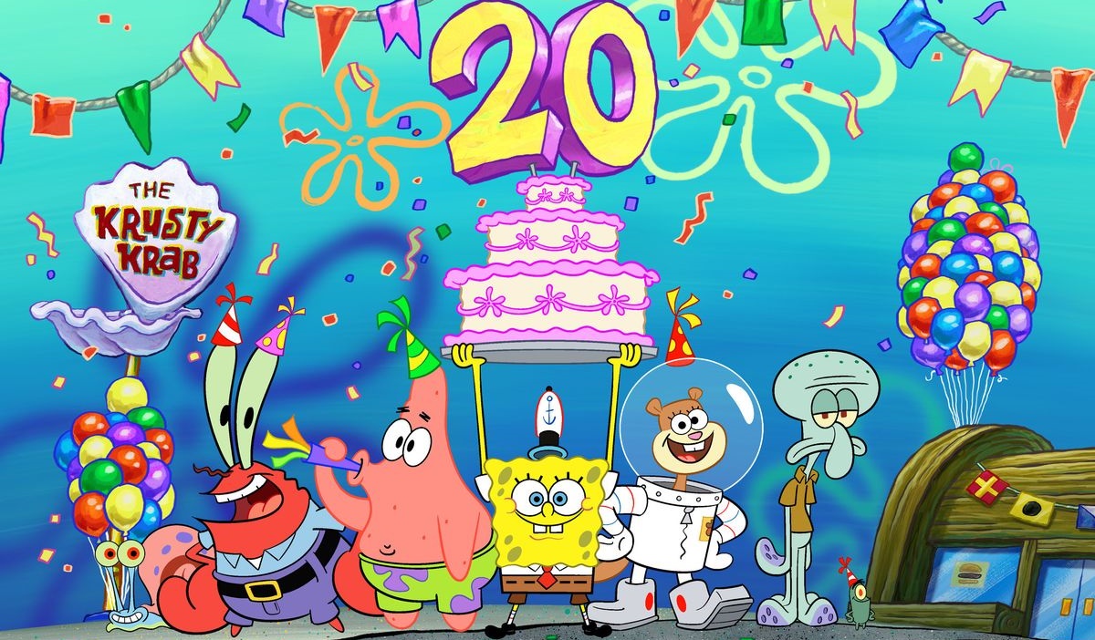 Nickelodeon exibe episódios inéditos de Bob Esponja, que completa 20 anos