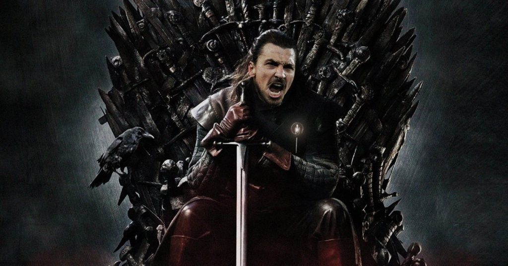 Ibrahimovic dá ‘spoiler’ de Game of Thrones: ‘termina comigo no trono’