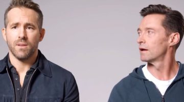 Ryan Reynolds e Hugh Jackman postam vídeo hilário ‘fazendo as pazes’