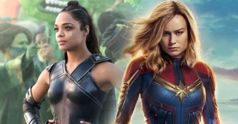 the marvels brie larson tessa thompson