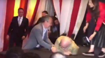 Danny DeVito tropeça e cai durante evento sobre o filme Dumbo; veja vídeo
