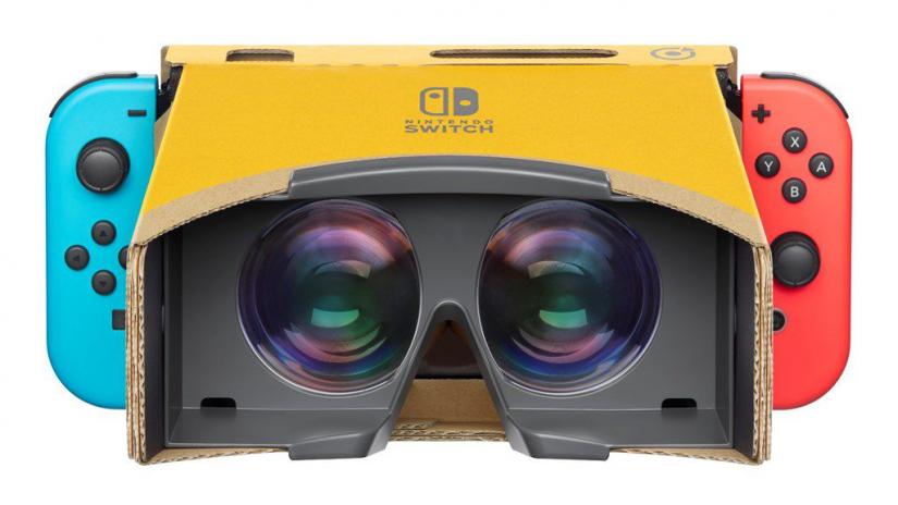Nintendo lançará kit de realidade virtual de papelão para o Switch