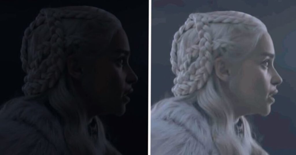 Por que as cenas de Game of Thrones são tão escuras?