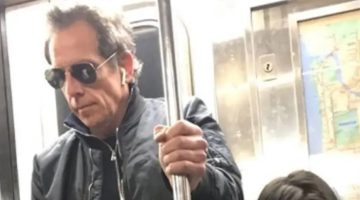 Ben Stiller é surpreendido por fã eufórica no metrô de Nova York; assista