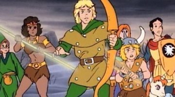 Vazam imagens do set do filme live-action de Caverna do Dragão; veja