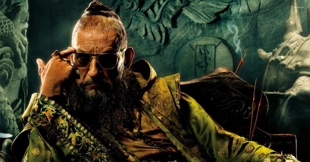 Ben Kingsley como Trevor Slattery, o "Mandarim", em Homem de Ferro 3