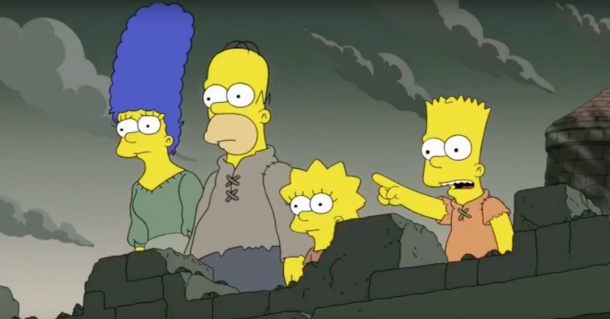 Os Simpsons previu a destruição de Porto Real em Game of Thrones?