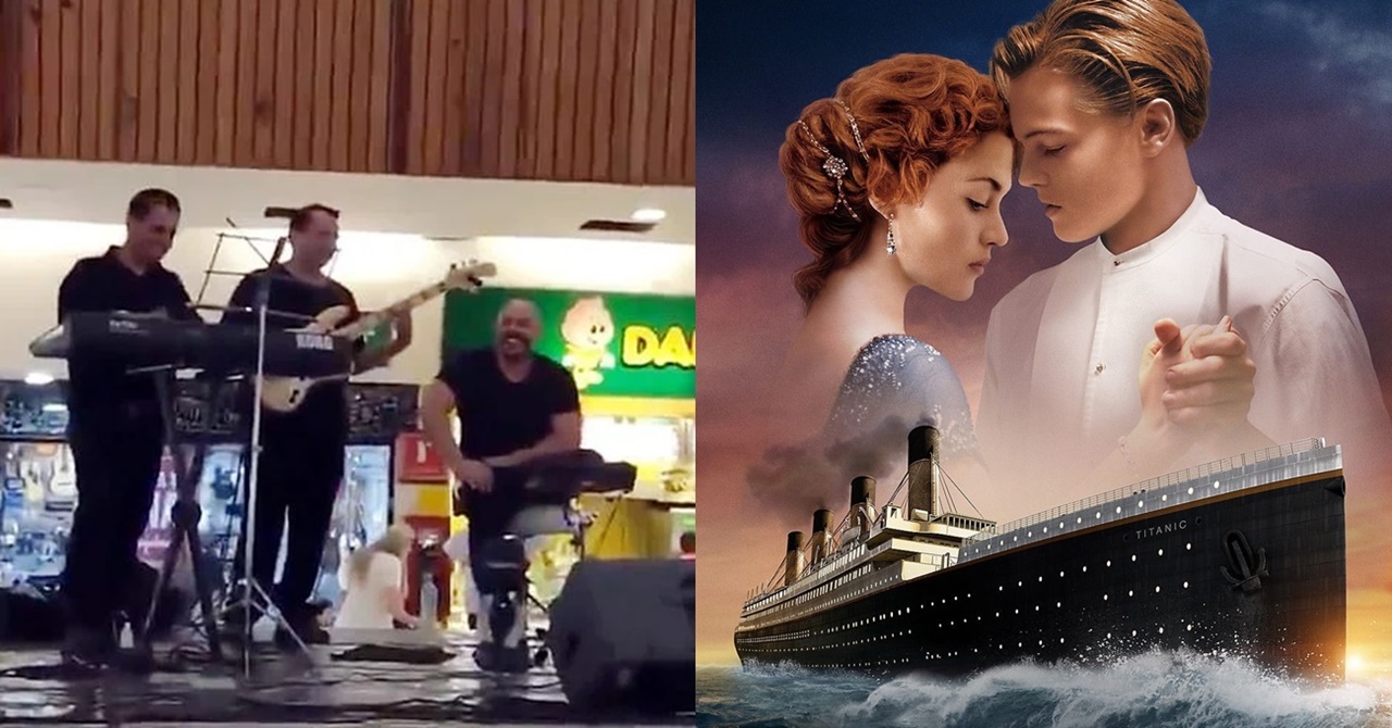 Banda toca música de Titanic enquanto shopping alaga no México; assista