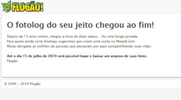 Flogão: sobrevivente da internet brasileira chega ao fim após 15 anos
