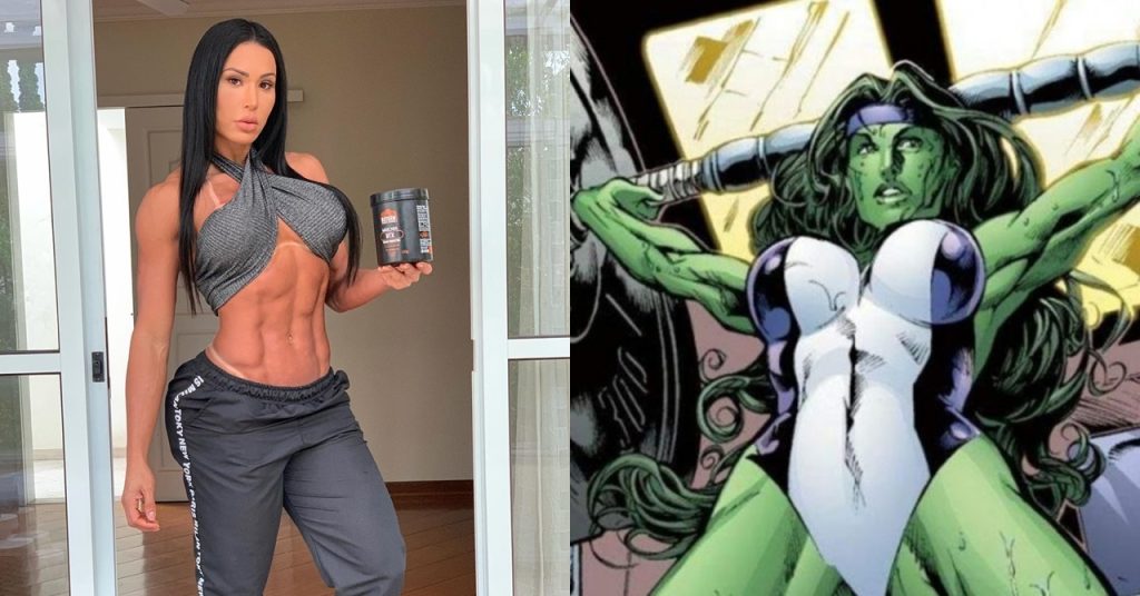 Gracyanne Barbosa já disse que adoraria fazer a Mulher-Hulk na série do Disney+