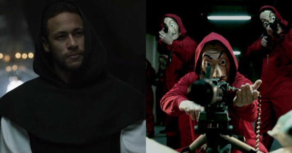 Neymar em La Casa de Papel faz subir as buscas da série no Google