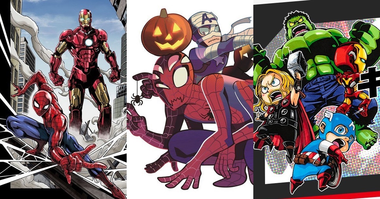 Veja as primeiras artes conceituais dos novos mangás da Marvel