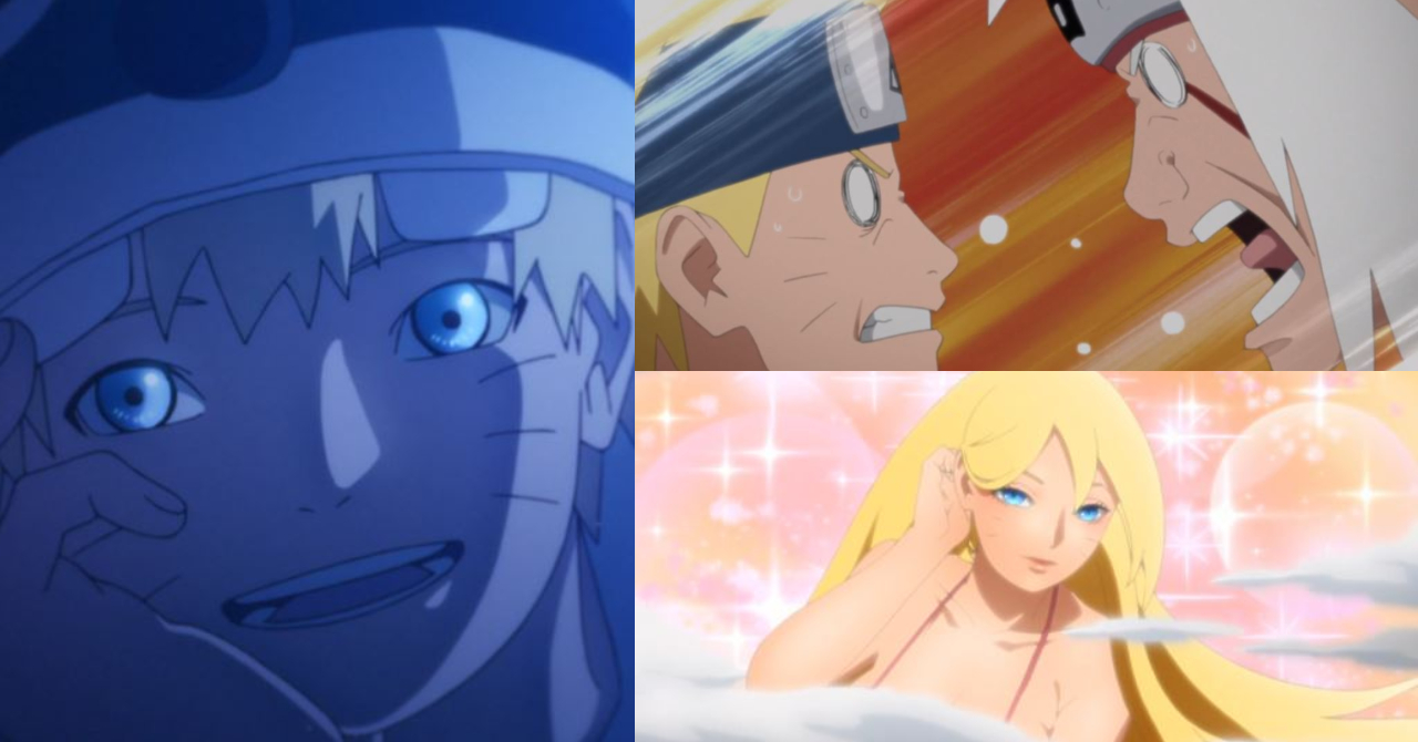 As melhores cenas do encontro de Boruto e Naruto no passado