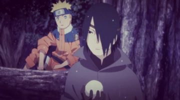 Boruto: Naruto jovem e Sasuke protagonizam cena emocionante no anime
