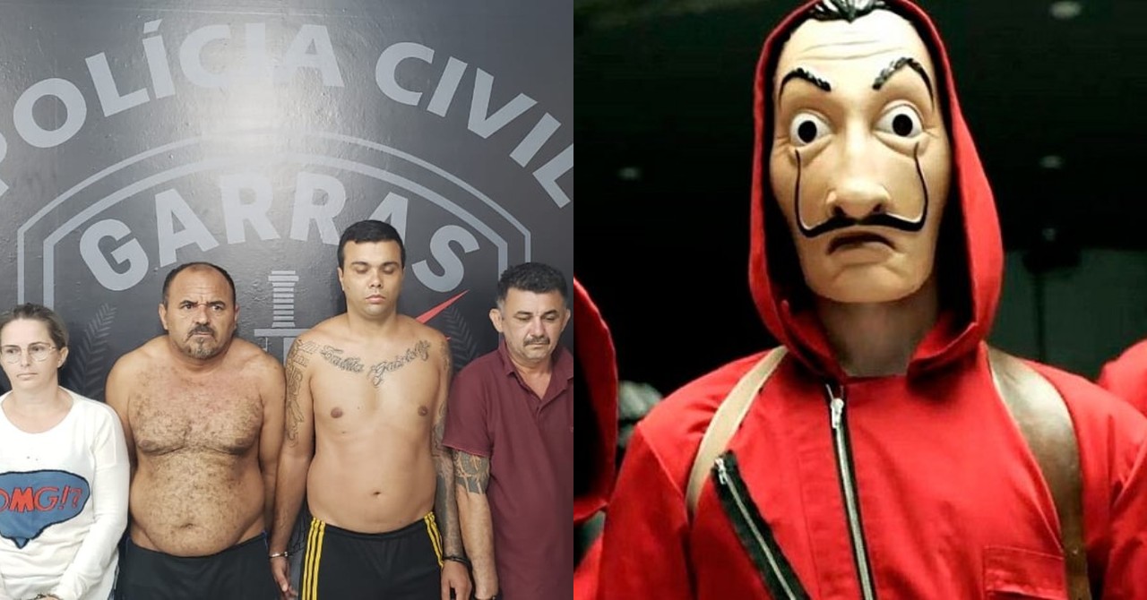 La Casa de Papel? Bandidos fazem túnel para roubar banco em MS, mas são presos