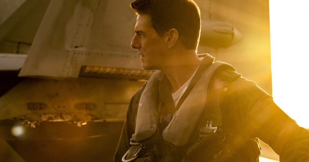 Tom Cruise em Top gun: maverick