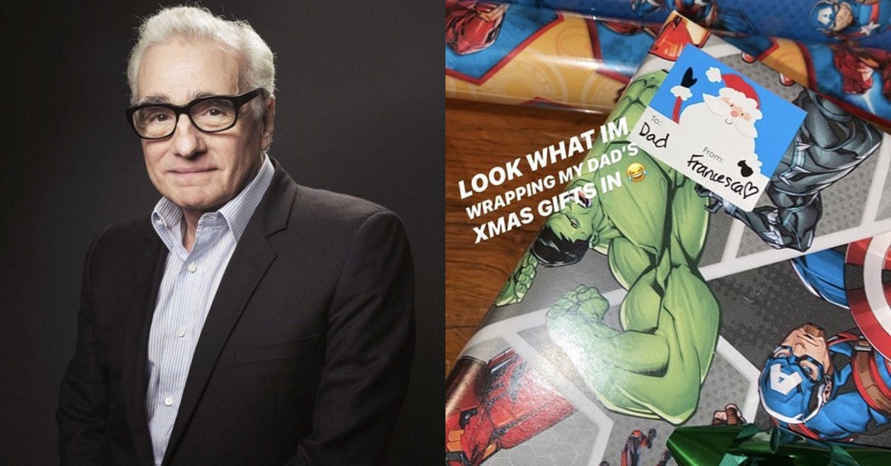 Martin Scorsese ganha presentes da filha embrulhados com papel da Marvel