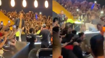 Ryan Reynolds cai na CCXP após barreira de proteção se romper; veja vídeos