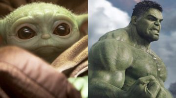 Fã coloca cabeça do Baby Yoda no corpo do Hulk e internautas reagem