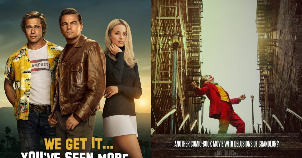 Oscar 2020: site divulga pôsteres ‘honestos’ dos principais indicados; confira