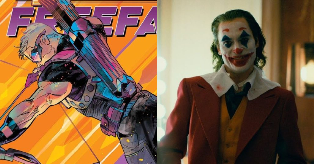HQ do Gavião Arqueiro faz clara referência ao filme do Coringa