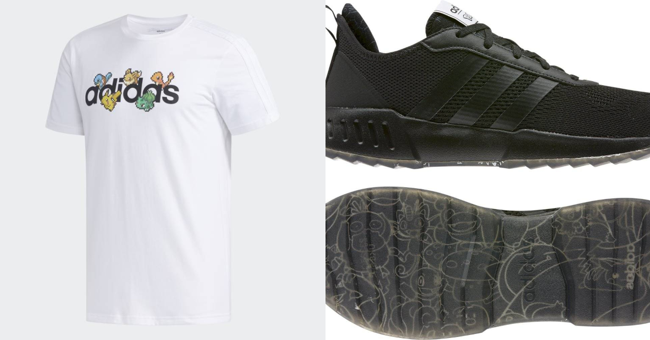 Pokémon ganha coleção de tênis e camisetas produzidos pela Adidas