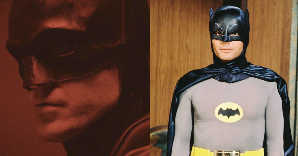 Fãs comparam visual do Batman de Robert Pattinson ao de Adam West nos anos 60
