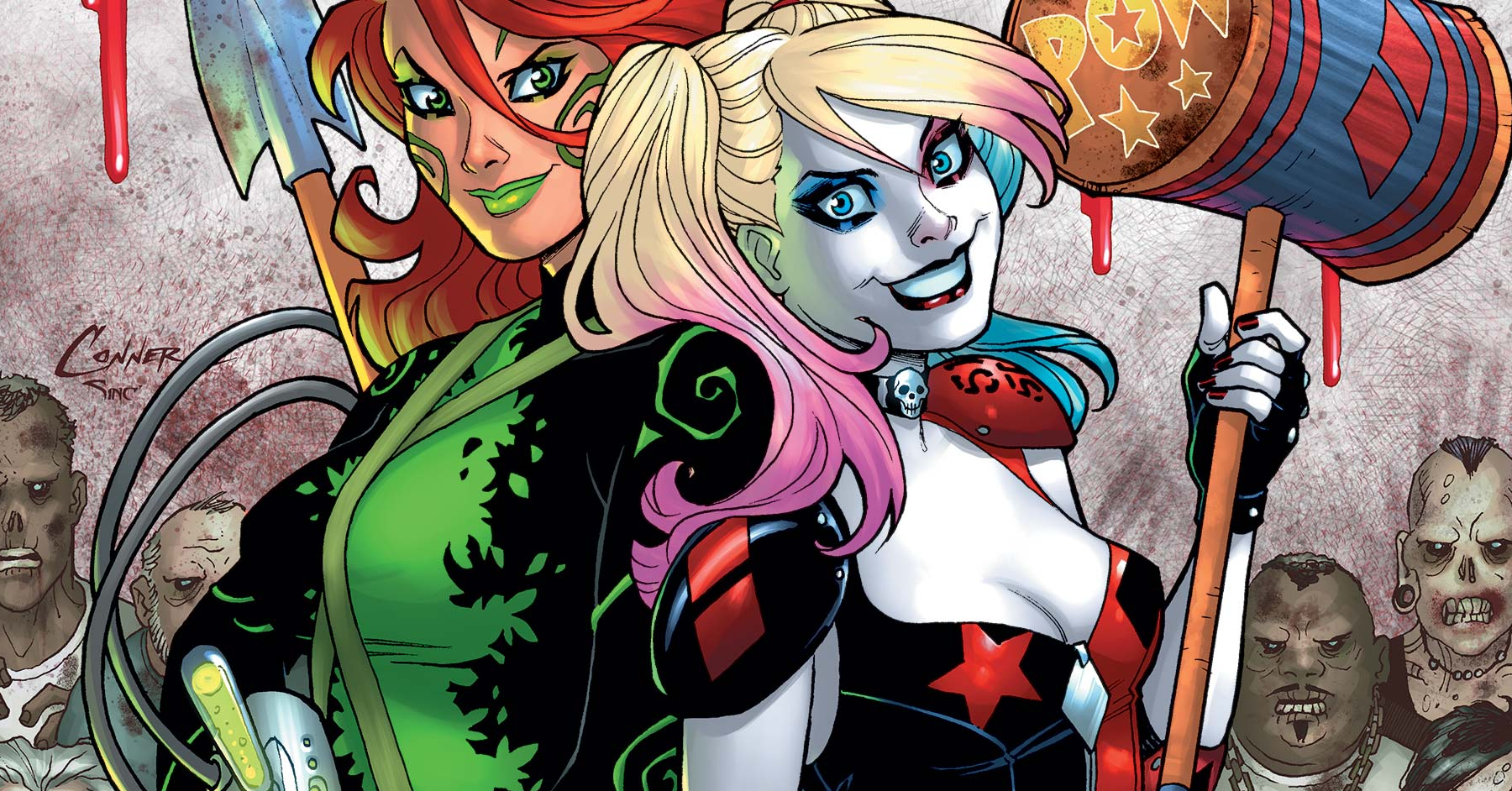 Arlequina e Hera Venenosa se casam em nova HQ da DC