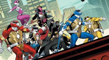 HQ crossover de Tartatugas Ninja e Power Rangers revela o ‘Tartarugazord’, confira
