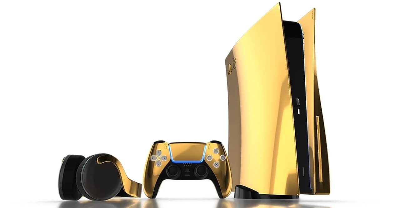 PlayStation 5 terá versão em ouro 24 quilates com controle e headset