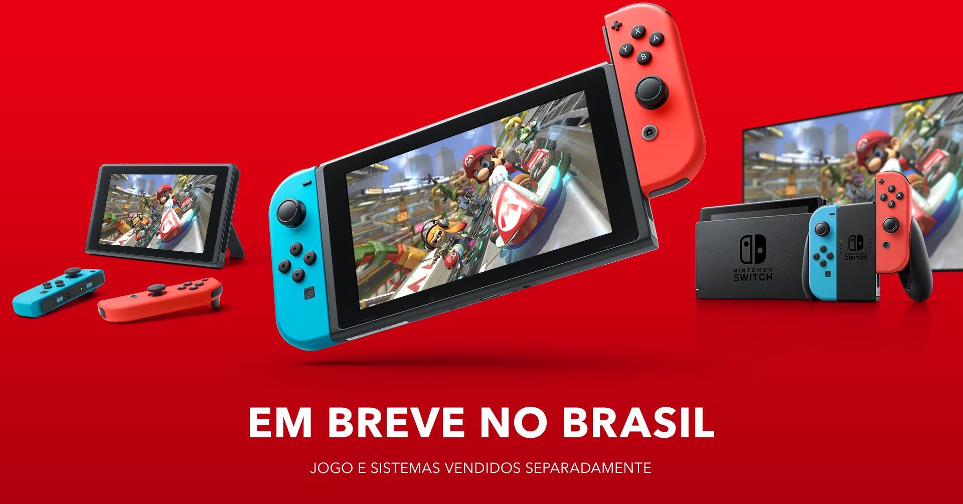 Nintendo Switch chega oficialmente ao Brasil três anos após lançamento