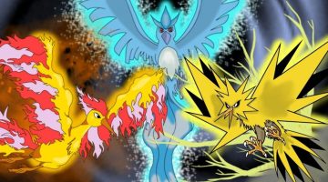 Pokémon: anime indica retorno dos três pássaros lendários