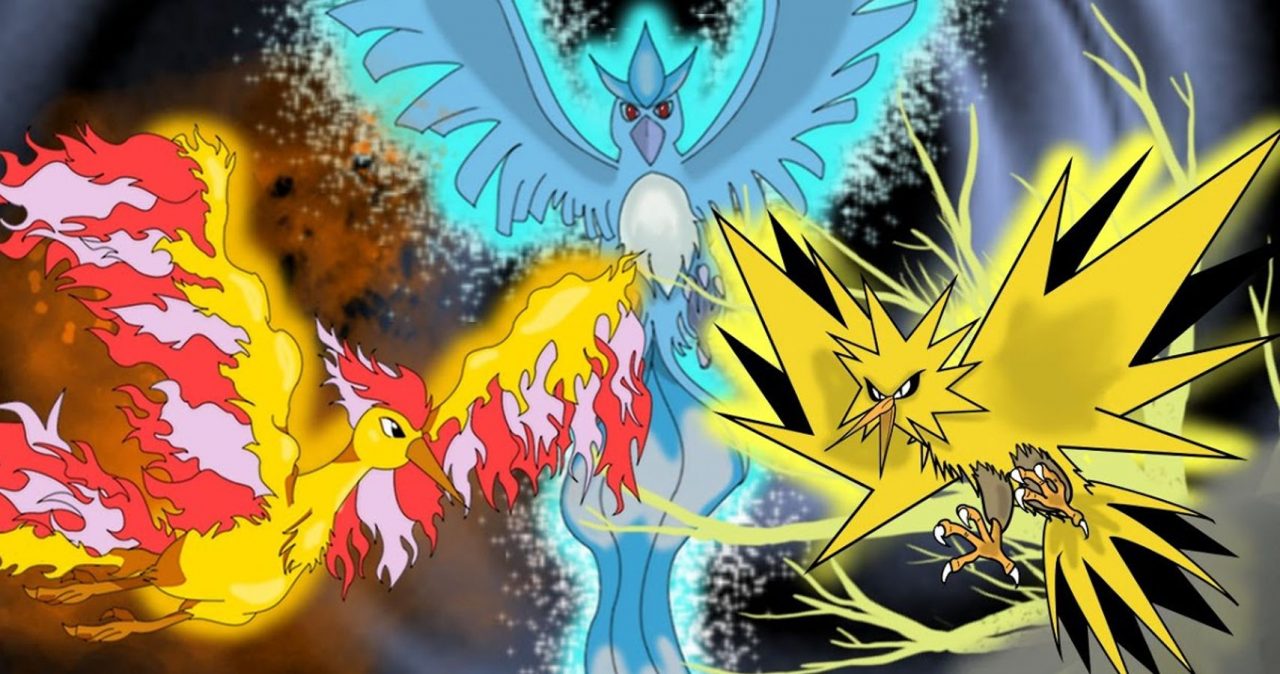 Pokémon: anime indica retorno dos três pássaros lendários
