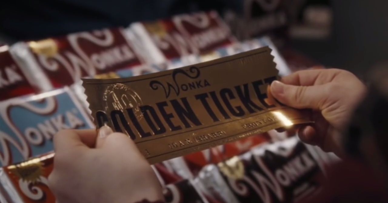 Empresa lança promoção igual a de A Fantástica Fábrica de Chocolate