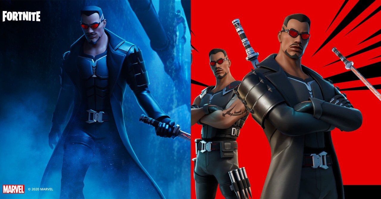 Fortnite disponibiliza skin e itens de Blade, da Marvel, para jogadores