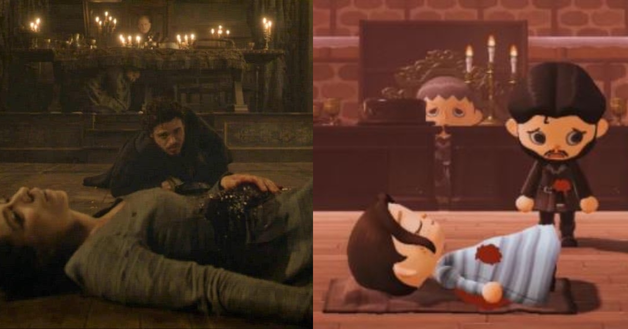 Game of Thrones: fã recria famoso Casamento Vermelho em Animal Crossing