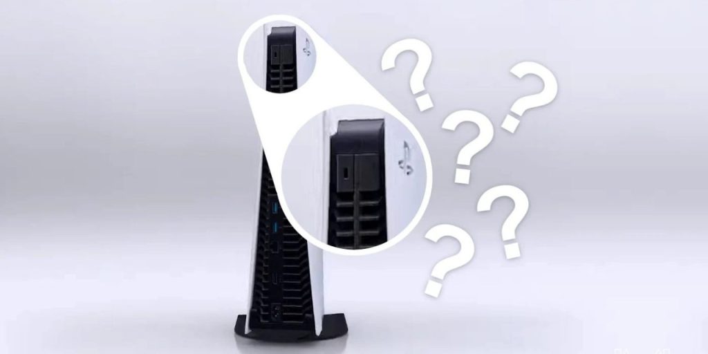PlayStation 5: console tem entrada misteriosa na parte traseira