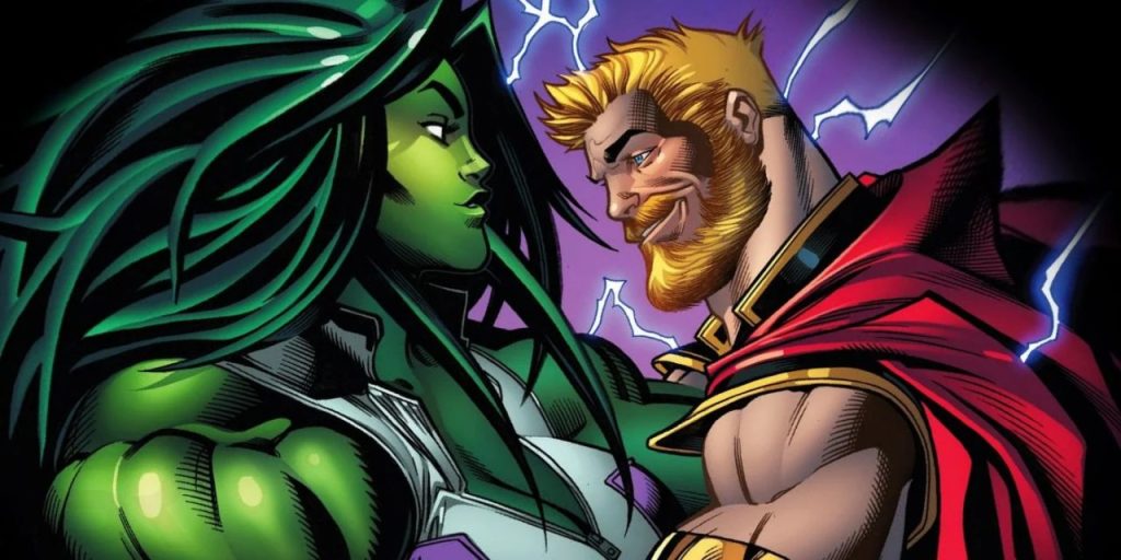 Thor e Mulher-Hulk começam relacionamento nos quadrinhos