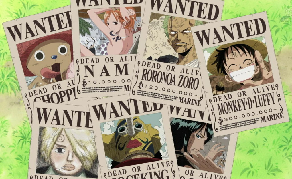 One Piece-recompensas