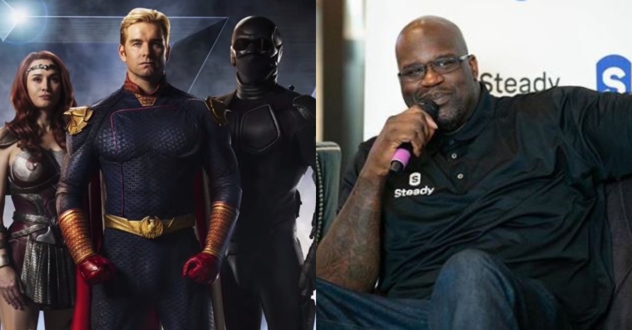 Shaquille O’Neal invade entrevista do elenco de The Boys e quer entrar para Os Sete