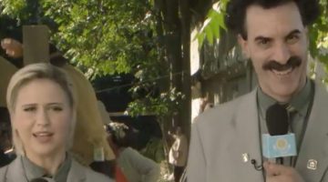 Borat 2: atriz conta truque de Sacha Baron Cohen para não dar risada