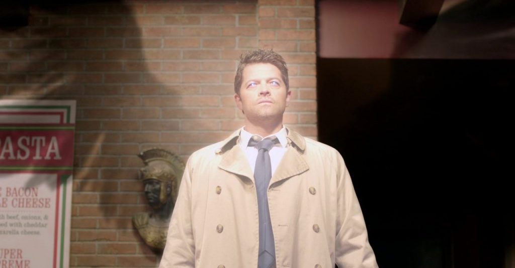 Misha Collins como Castiel em 'Supernatural'