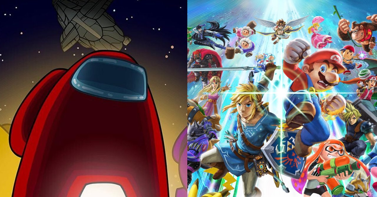 Among Us: arte transforma tripulantes em lutadores de Super Smash Bros.