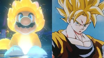 Fãs comparam visual do Mario para novo game com Super Saiyajins de Dragon Ball