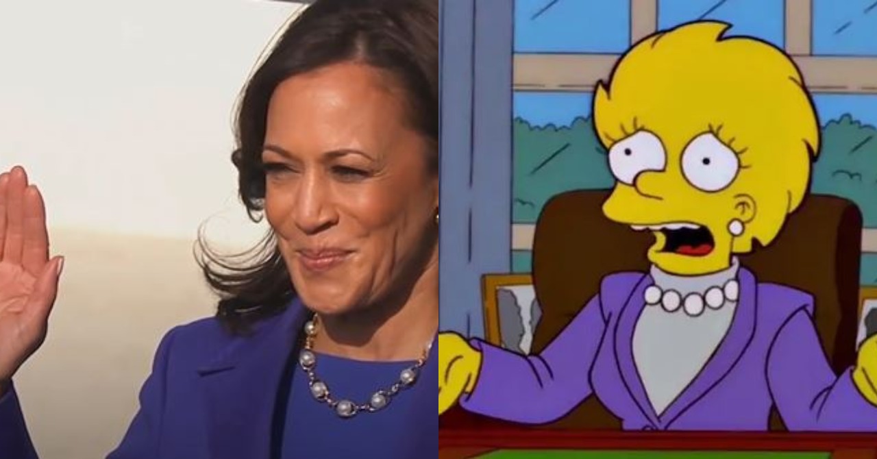 Os Simpsons: fãs dizem que show previu roupa de Kamala Harris em posse