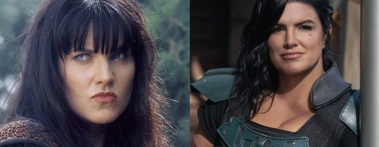 The Mandalorian-Lucy Lawless Gina Carano