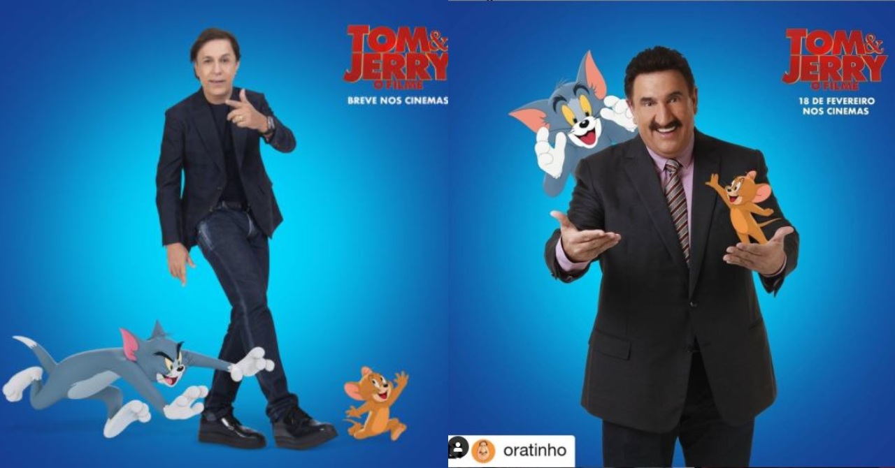 Filme de Tom e Jerry terá ‘dublagem’ de Tom Cavalcante e Ratinho