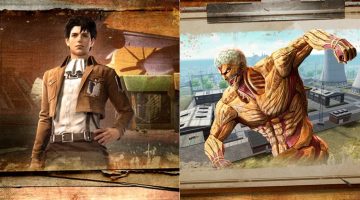 Free Fire reúne jogadores para lutar pela sobrevivência em evento de Attack on Titan